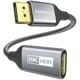 thumbnail image 1 of wonima11 8K DisplayPort 1.4 to HDMI 2.1 Adapter with 4K 120Hz/ 8K 60Hz, Unidirectional DP to HDMI Cable Adapter, Display Port for AMD, NVIAID, Not Work with PS5/Xbox, No VRR Support, 1 of 1