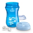 thumbnail image 3 of Chicco Rim Spout Trainer Cup 9oz, Blue/Teal, 9m+ (2pk), 3 of 9