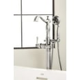 thumbnail image 4 of Delta Cassidy Traditional Floor Mount Tub Filler Trim - Less Handle, Champagne Bronze, 4 of 7