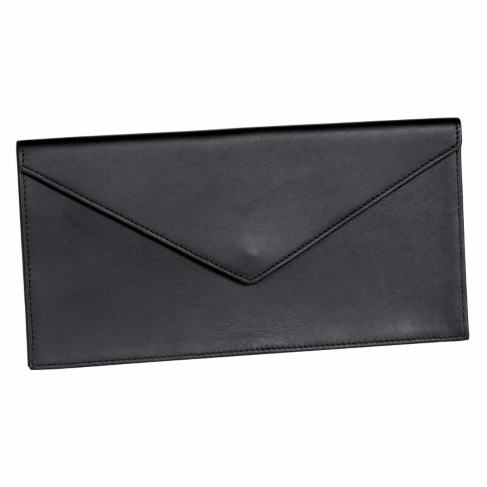 Royce Leather Black Legal Document Envelope