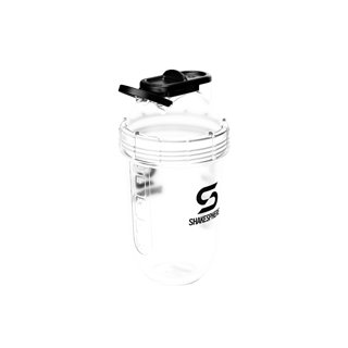  SHAKESPHERE Tumbler VIEW: Protein Shaker Bottle Smoothie Cup  with Clear Window, 24 oz - Bladeless Blender Cup Purees Fruit, No Mixing  Ball - Drink Powder Shake Mixer for Pre Workout, Gym