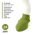 thumbnail image 2 of Botas para perros Protex PawZ de goma para todo tipo de clima, impermeables, X-Small, 2 of 7