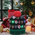 thumbnail image 1 of Gorro navideño Sombrero de Navidad de punto Patrón de dibujos animados Sombrero cálido Suave Colorido Año Nuevo Regalos de Navidad, 1 of 3