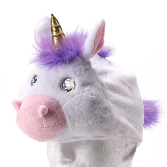 Hog Wild Soft, Cuddly and Wearable Plush Headlights (Unicorn)