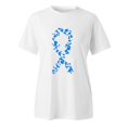 thumbnail image 4 of TSADFHJI Chemises pour Femmes Tendance Été 2024 T-Shirt Imprimé à Manches Courtes Col Rond Blouse L Blanc, 4 of 4