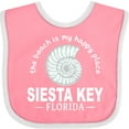 thumbnail image 3 of Inktastic Siesta Key Florida Beach Vacation Boys or Girls Baby Bib, 3 of 4