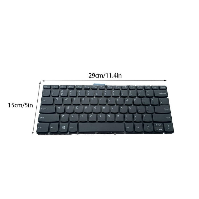pitrice Keyboard Mute Key Board Input Apparatus Well Fit Compact Notebook Good Touch Replacement for Lenovo IdeaPad 320-14 English