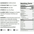thumbnail image 3 of Purple Rice, 20 Pounds — Kosher, Raw, Vegan — by Food to Live, 3 of 8