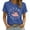 WenDA02_Blue, variant on WEIWEN American Flag Shirts for Women 250th Anniversary USA Shirt Women 4th of July T Shirt Short Sleeve Tees Ladies Tops Black, XL