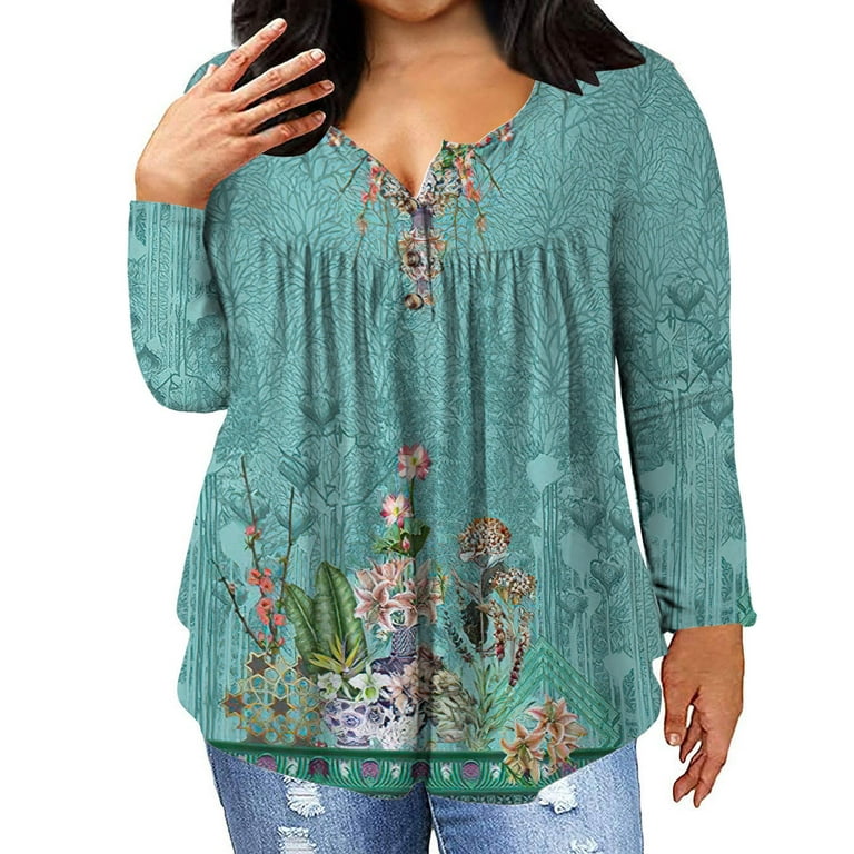Shop Women's Plus Size Short Sleeve Tops like Blouses and Tees Online