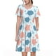 thumbnail image 1 of Fotbe Sea Turtle Vestido Largo de Moda para Mujer, Vestido Tipo Camiseta con Manga Corta y Estilo Casual a Rayas y Bloques de Color, 1 of 6