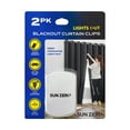 thumbnail image 4 of Sun Zero 2-Pack Lights Out Blackout Curtain Clips (Set Of 2), 4 of 5