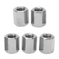 thumbnail image 1 of 5Pcs Silver M16 Hex Coupling Nut Kit Rustproof Rugged Stainless Steel Coupling Nut Set, 1 of 14