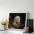 thumbnail image 3 of Diamond Art Kits for Adults, Enchanted Deer In CaveDiamond Painting Kits for Beginners, Frameless Round 5D Full Drill Diamonds Art Pictures Gem Art Crafts Home Decor Gifts, 3 of 8