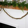 thumbnail image 4 of Northlight 5' Green, Gold and Red Jingle Bell Christmas Garland, Unlit, 4 of 6
