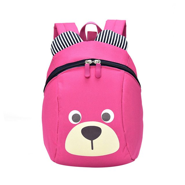 Precioso Anti-perdido de dibujos animados con forma de oso para niños, mochila para niños, mochila de tela Oxford, Unisex, niñas, niños, mochilas escolares de viaje sidaley WJU0711-03B