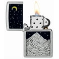 thumbnail image 4 of Zippo 48632 Mountains Emblem Design Windproof Pocket Lighter, 4 of 6