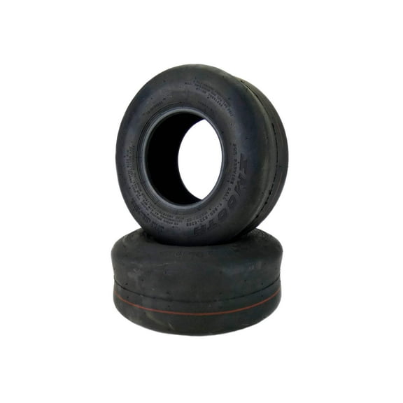Set of 2 13x5.00-6 Smooth Lawn Mower 4 Ply Tires
