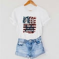 thumbnail image 6 of VerPetridure American Flag Shirt for Women 4th of July Tee Shirt USA Stars Stripes T-Shirt Patriotic Summer Tunic Tops, 6 of 7