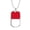 Military Chain (Gold), variant on Monaco Flag Dog Tag Necklace Stainless Steel 24" Chain Silver Tone or Gold Tone