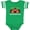 Football Green and White, variant on Inktastic Racing Themed 1st Birthday Car Boys Baby Bodysuit