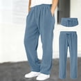 thumbnail image 3 of Kids Boys Corduroy Pants Elastic Waist Baggy Pants School Uniform Pants Boys Size 7-8 Years Pants, 3 of 5