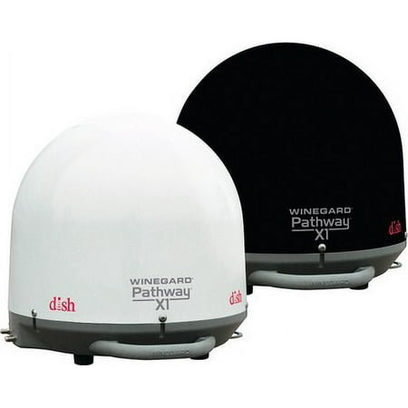 Winegard 0112-1150 Winegard Pathway X1 Automatic Portable Satellite Antenna for DISH - White