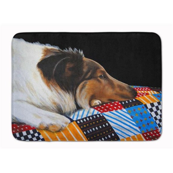 Day Dreamer Collie Machine Washable Memory Foam Mat