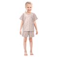 thumbnail image 4 of Summer Short Sleeve Pajama Sets Dairy Cow Patterns Sleepwear Nighty 95% Cotton (5-14Y), 4 of 7