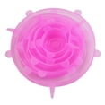 thumbnail image 1 of Funda de silicona elástica para conservación de seis piezas, resistente al polvo, para frigorífico, microondas, horno, con forma de cara sonriente, 1 of 6