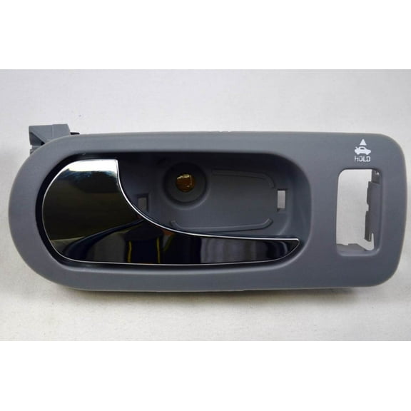 PT Auto Warehouse GM-2312MG-FL - Inner Interior Inside Door Handle, Gray Housing with Chrome Lever - Driver Side Front Fits select: 2006-2007 BUICK LACROSSE, 2005 BUICK ALLURE