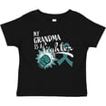 thumbnail image 3 of Inktastic Ovarian Cancer Awareness My Grandma is a Fighter Boys or Girls Baby T-Shirt, 3 of 5