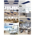 thumbnail image 6 of Fluorescent Light Covers for Ceiling Lights 2 Pack, Navy Blue Magnetic Classroom Light Covers 4x2 Feet, Modern Solid Color Blue Cosatal Fluorescent Ceiling Filters for Office Classroom, 6 of 7