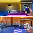 thumbnail image 4 of Tira de luces LED con Bluetooth, 5050 SMD, 5V, USB, lámpara LED Flexible, cinta RGB, diodo autoadhesivo para TV y Escritorio, 4 of 4