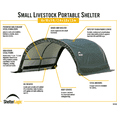thumbnail image 4 of Small Livestock Portable Shelter 8X10X5 Round, 4 of 9
