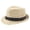 Beige, variant on Straw Trilby Fedora Hat for Men-1920s Felt Panama Hat Short Brim Summer Sun Visor Hat with Ribbon