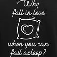 thumbnail image 3 of CafePress - Why Fall In Love Women's Dark Pajamas - Women's Short Sleeve Print T-Shirt and Pants Dark Cotton Pajama Set, 3 of 7