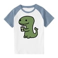 thumbnail image 1 of RXIRUCGD 2025 Vêtements d'Été pour Enfants Tout-Petits Garçons Filles Mode Mignon Col Rond Imprimé Manches Courtes Haut, 1 of 7