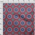 thumbnail image 3 of oneOone Cotton Cambric Pink Fabric Asian Block Floral Sewing Fabric By The Yard Printed Diy Clothing Sewing Supplies 56 Inch Wide, 3 of 4