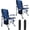 Blue 2 PCS, variant on Umineux Portable Ergonomic Camping Chairs with Storage Bag, Beverage Holder, Carry Bag, Green