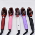 thumbnail image 2 of Electric Hair Straightening Comb Ceramic Hair Straightening Brush Fast Heating Soothing, 2 of 5
