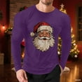 thumbnail image 1 of Amzcrzy - Sudadera Para Hombre, Ropa Deportiva Para El Hogar, Pijamas, Moda, Suelta, Informal, Color Sólido, Camiseta Deportiva, Morado, M, 1 of 6