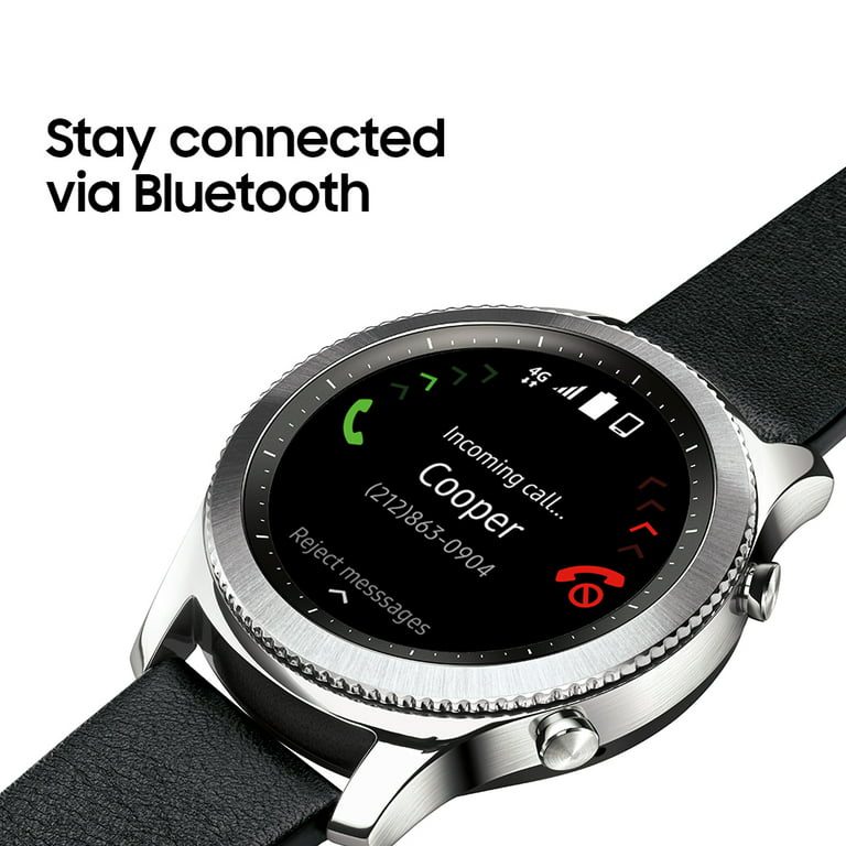 Vivienda Normalmente maletero SAMSUNG Gear S3 Smart Watch Classic Black - SM-R770NZSAXAR - Walmart.com