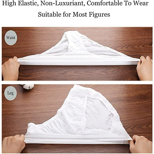 100% Pure Cotton Women's Disposable Underwear Travel Panties High