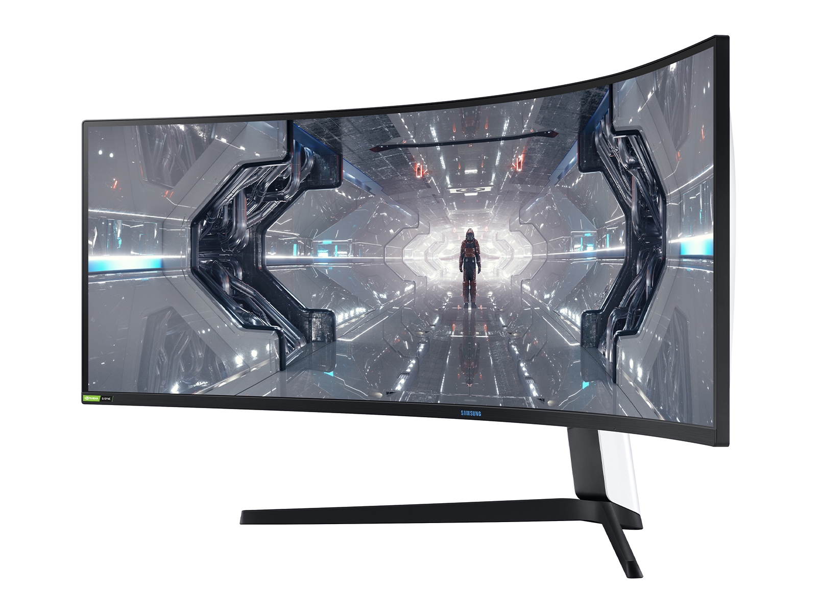 SAMSUNG 49" Class 1000R Curved (5120 x 1440) Gaming Monitor - LC49G97TSSNXDC - image 3 of 8