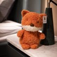 thumbnail image 1 of Curly fox plush toy jellycat soft stuffed animal capybara 20cm, 1 of 5