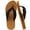 Black Tan, variant on Ecetana Flip Flops for Women Comfort Yoga Mat Summer Beach Thong Sandals with Arch Support