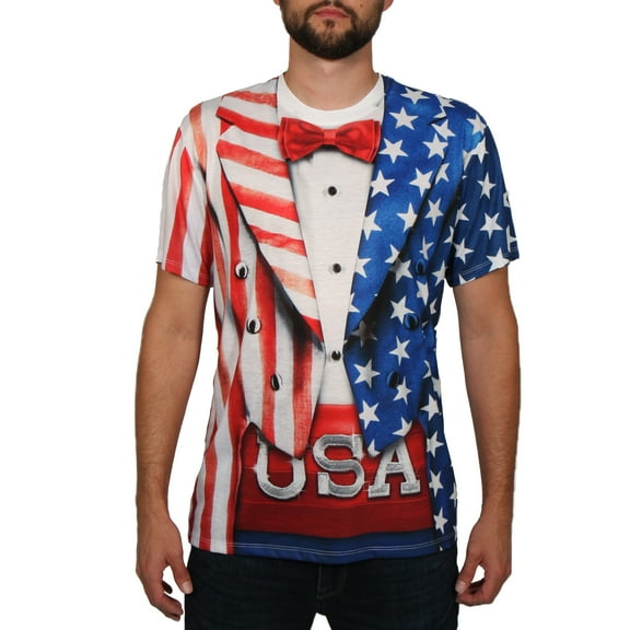 USA Tux Men's Short Sleeve Tee Shirt