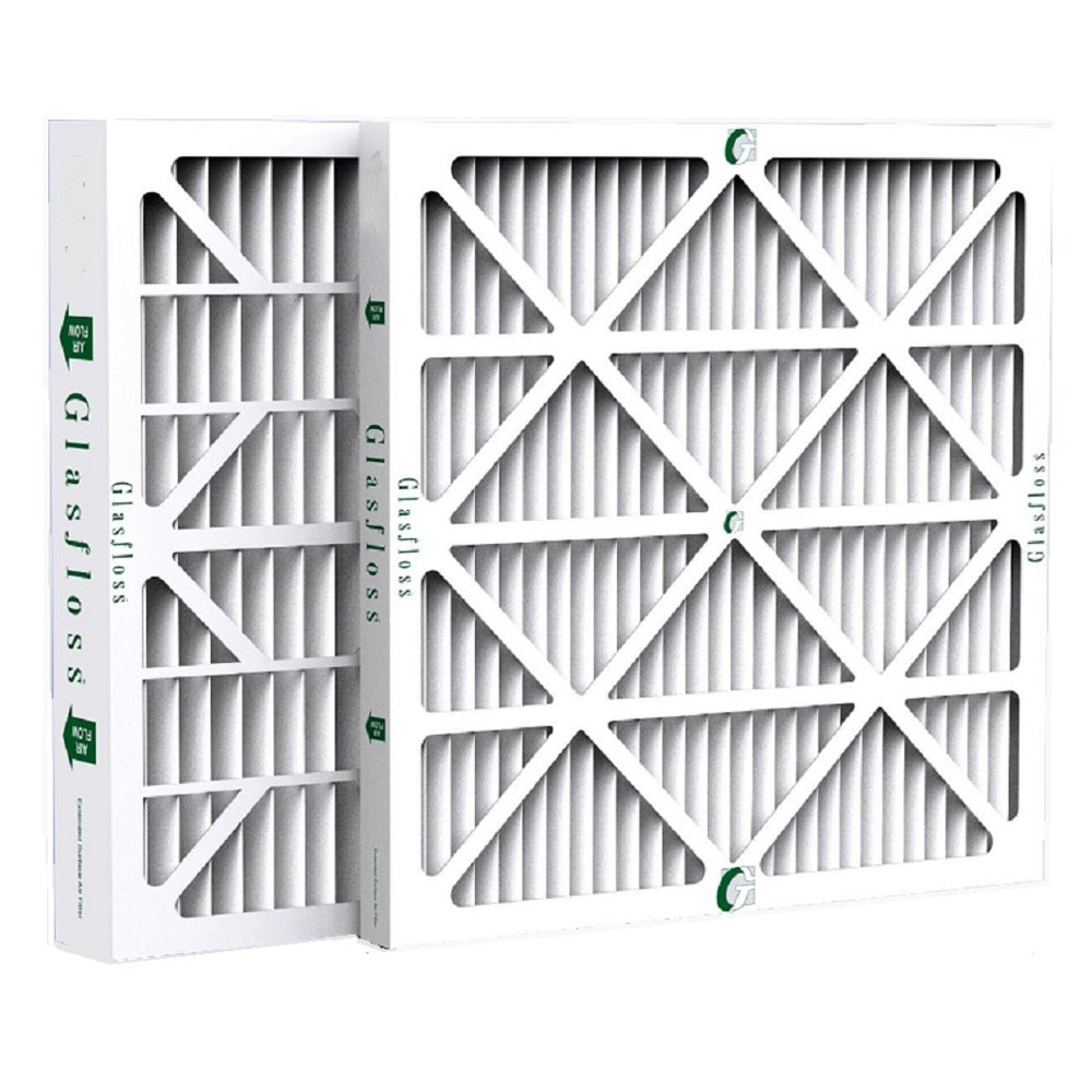 Glasfloss ZL 14x25x2 MERV 10 Pleated 2" Inch AC Furnace Air Filters