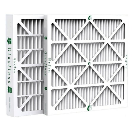 

Glasfloss ZL 24x24x2 MERV 10 Pleated 2 Inch AC Furnace Air Filters. Case of 12. Actual Size: 23-3/8 x 23-3/8 x 1-3/4